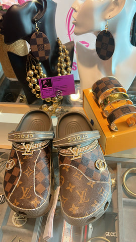Double Chocolate Custom Crocs