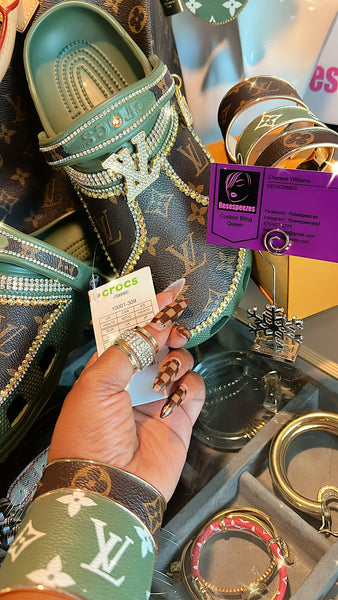 RESESPEEZES DIVA OLIVE ARMY GREEN CROCS